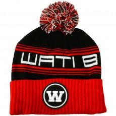 Bonnet Wati B - Triple Beanie - Black/Red