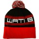 Bonnet Wati B - Triple Beanie - Black/Red