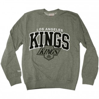 Sweat Shirt Mitchell & Ness - NHL Team Arch Crew - Los Angeles Kings - Grey
