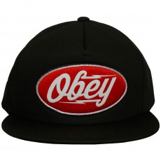 Casquette Snapback Obey - Gasoline - Black