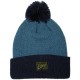 Bonnet Obey - Old Timey Pom Pom Beanie - Mineral Blue / Navy