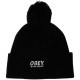 Bonnet Obey - Worldwide Pom Pom Beanie - Black