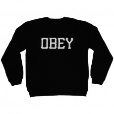 Sweat Shirt Obey - Varsity Obey - Black