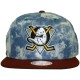 Casquette Snapback Mitchell & Ness - NHL Acid Wash Denim 2 Tone - Anaheim Mighty Ducks