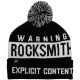 Bonnet RockSmith - Explicit Pom Pom Beanie - Black / White