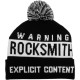 Bonnet RockSmith - Explicit Pom Pom Beanie - Black / White