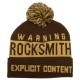 Bonnet RockSmith - Explicit Pom Pom Beanie - Chocolate / Ochre