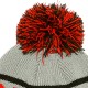 Bonnet Mitchell & Ness - NBA Grey High 5 Cuffed Knit - Chicago Bulls