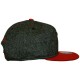 Casquette Snapback Mitchell And Ness - NBA Reverse Wool - Miami Heat - Black/Red