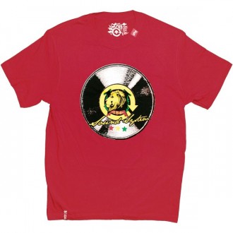 LRG T-shirt - LRG Sound System Tee - Red