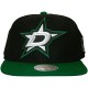 Casquette Snapback Mitchell And Ness - NHL XL Logo 2 Tone - Dallas Stars - Black