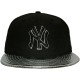 Casquette Fitted New Era - 59Fifty MLB Metallic Slither - New York Yankees - Black/Silver
