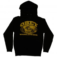 Sweat Capuche Obey - Obey Worldwide - Pullover Hood Fleece - Black
