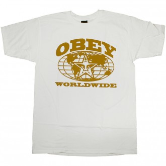 T-shirt Obey - Obey Worldwide - Basic Tee - White