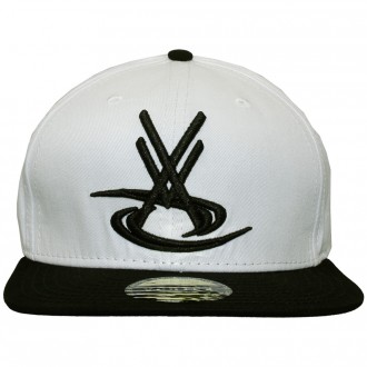 Casquette Snapback Vortex VX - VX Logo - White / Black