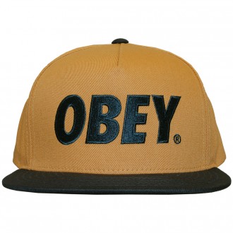 Casquette Snapback Obey - The City Snapback - Sand / Navy
