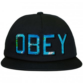 Casquette Strapback Obey - Wharf Hat - Navy