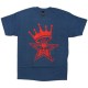 OBEY Basic T-shirt - Star Crown - Patrol Blue