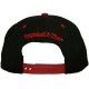 Casquette Snapback Mitchell And Ness - NBA Paisley Print - Miami Heat - Black / Red