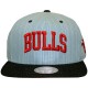 Casquette Snapback Mitchell And Ness - NBA Striped Denim Arch - Chicago Bulls - Blue / Navy