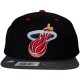 Casquette Snapback Mitchell And Ness - NBA XL Reflective 2Tone - Miami Heat - Black / Grey