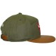 Casquette 6 Panel Hybrid Mitchell And Ness - NBA Canvas Horizon - Chicago Bulls - Green / Brown