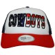 Casquette Trucker New Era - Adjustable NFL Americana Trucker - Dallas Cowboys - Blue / White / Red