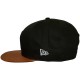 Casquette Snapback New Era - 9Fifty MLB FR Leather Visor - New York Yankees - Navy / Brown