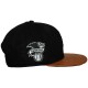 Casquette Snapback New Era - 9Fifty MLB FR Leather Visor - Chicago White Sox - Black / Brown