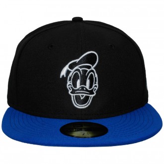 Casquette Fitted New Era x Disney - 59Fifty Basic Donald - Black / Blue