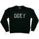 Sweat Shirt Obey - Wharf Crew - Crew Neck Fleece - Navy