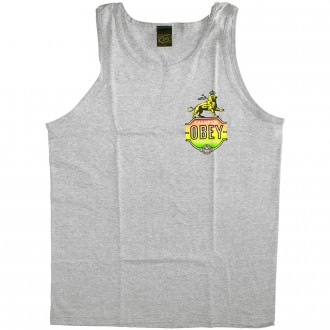 Débardeur Obey - Champion Lion - Basic Tank Top - Heather Grey