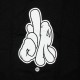 DISSIZIT ! T-shirt - LA Hands Back Tee - Black