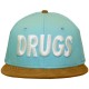 Casquette Strapback Space Monkeys - Drugs Snapback Cap - Blue