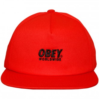 Casquette Snapback Obey - Portland Snapback - Red