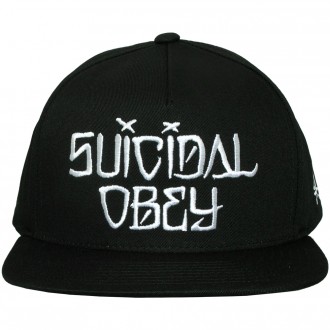 Casquette Snapback Obey - Suicidal Obey Snapback - Black