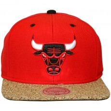 Casquette Snapback Mitchell & Ness - NBA Cork - Chicago Bulls - Red