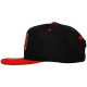 Casquette Snapback Mitchell & Ness - NBA Double Up - Chicago Bulls - Black