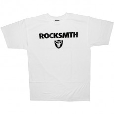 ROCKSMITH T-shirt - Black & Silver Tee - White