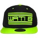 Casquette Snapback Wati B - Fluo 2Tone - Black / Volt