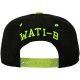 Casquette Snapback Wati B - Fluo 2Tone - Black / Volt