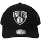 Casquette Trucker Mitchell And Ness - NBA White Logo Trucker - Brooklyn Nets - Black