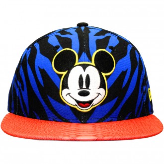 Casquette Strapback New Era x Disney - 9Fifty Jungle Mash Up - Mickey Mouse - Blue / Black / Pink Snake
