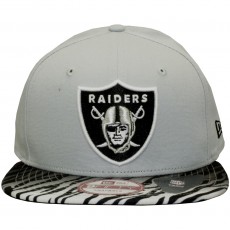 Casquette Snapback New Era - 9Fifty NFL Animal Fade - Oakland Raiders - Grey / Black