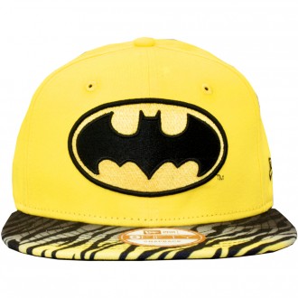 Casquette Snapback New Era x DC Comics - 9Fifty Animal Fade - Batman - Yellow / Black