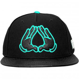 Casquette Snapback Cayler And Sons - Flawless Cap - Black / Black Snake / Mint