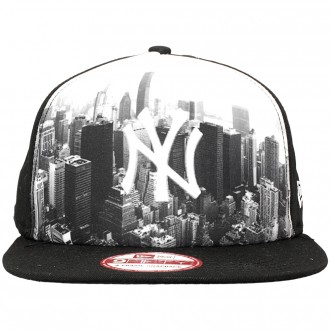 Casquette Snapback New Era - 9Fifty MLB Scape City - New York Yankees - Black