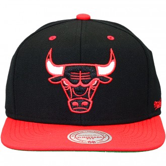 Casquette Snapback Mitchell And Ness - NBA Flipside - Chicago Bulls - Black