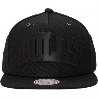 Casquette Strapback Mitchell And Ness - NBA Cement - Chicago Bulls - Black