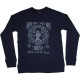 Sweat Shirt Femme Obey - Make Art Not War 2 - Indigo